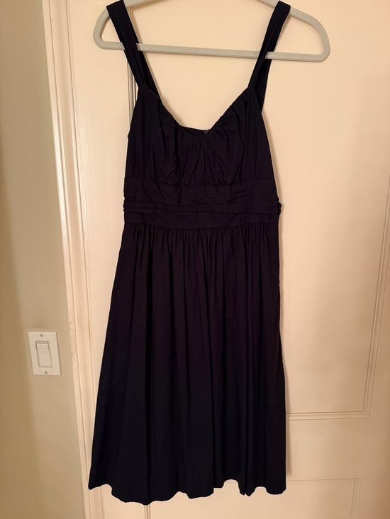 Vince Dresses & Skirts - Vince Black Midi Sundress with Gathered Bodice, size 6